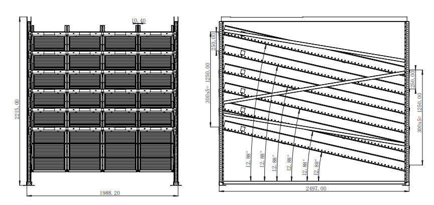 Gravity Flow Rack drawing 1