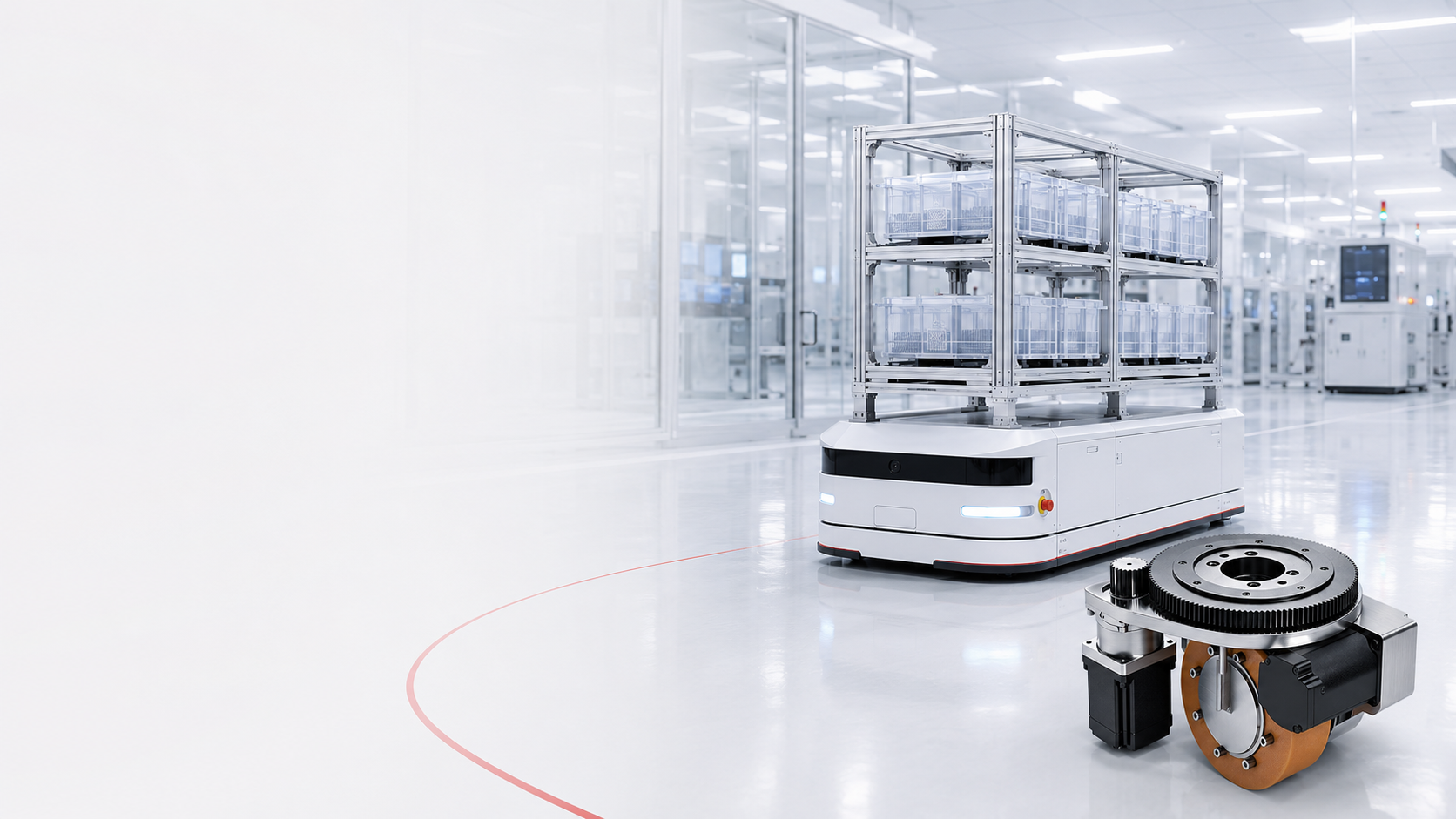 Two-ton double-supported horizontal steering drive application