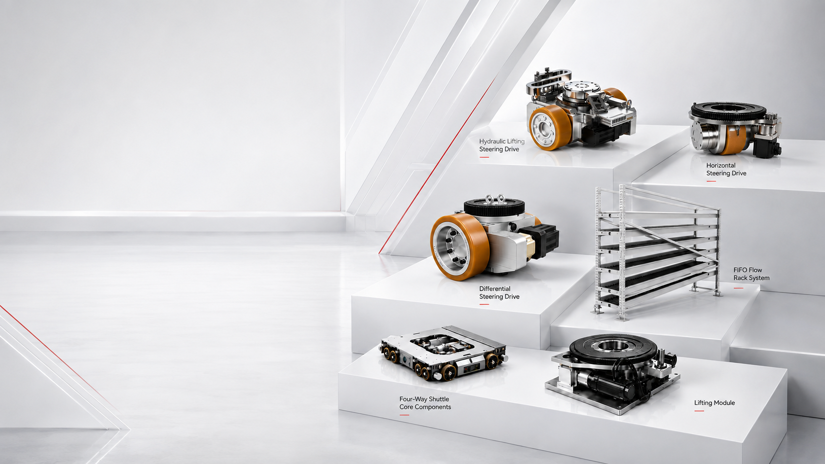 Six core JY ROBOT product systems for AGV AMR and intralogistics