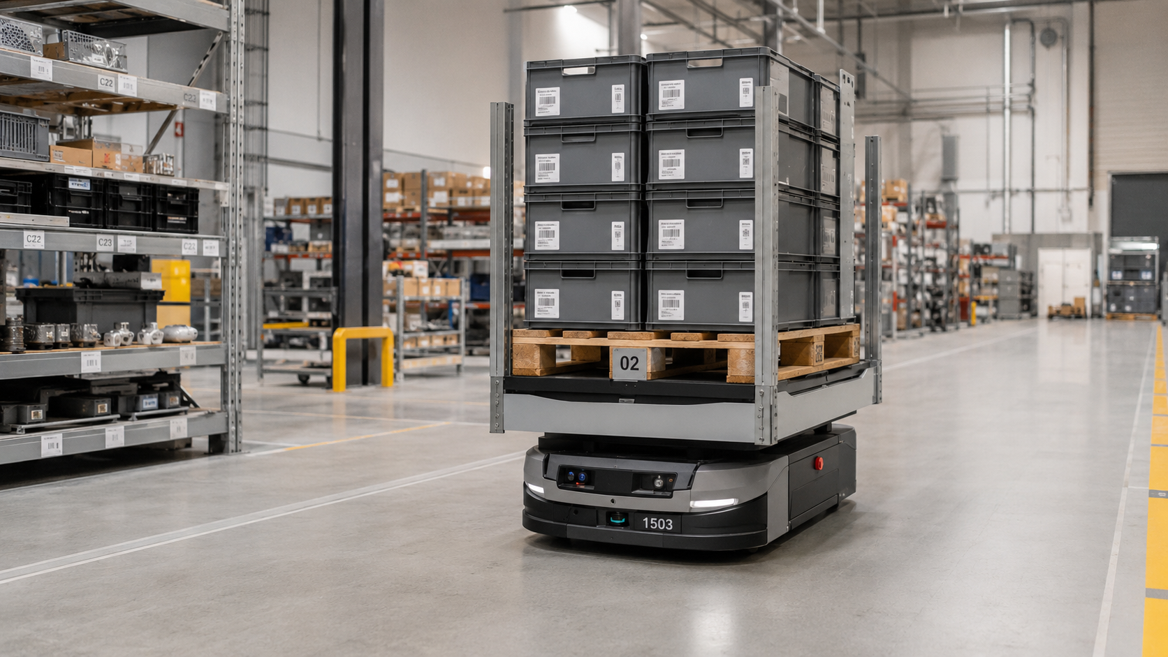 Warehouse and logistics AMR application