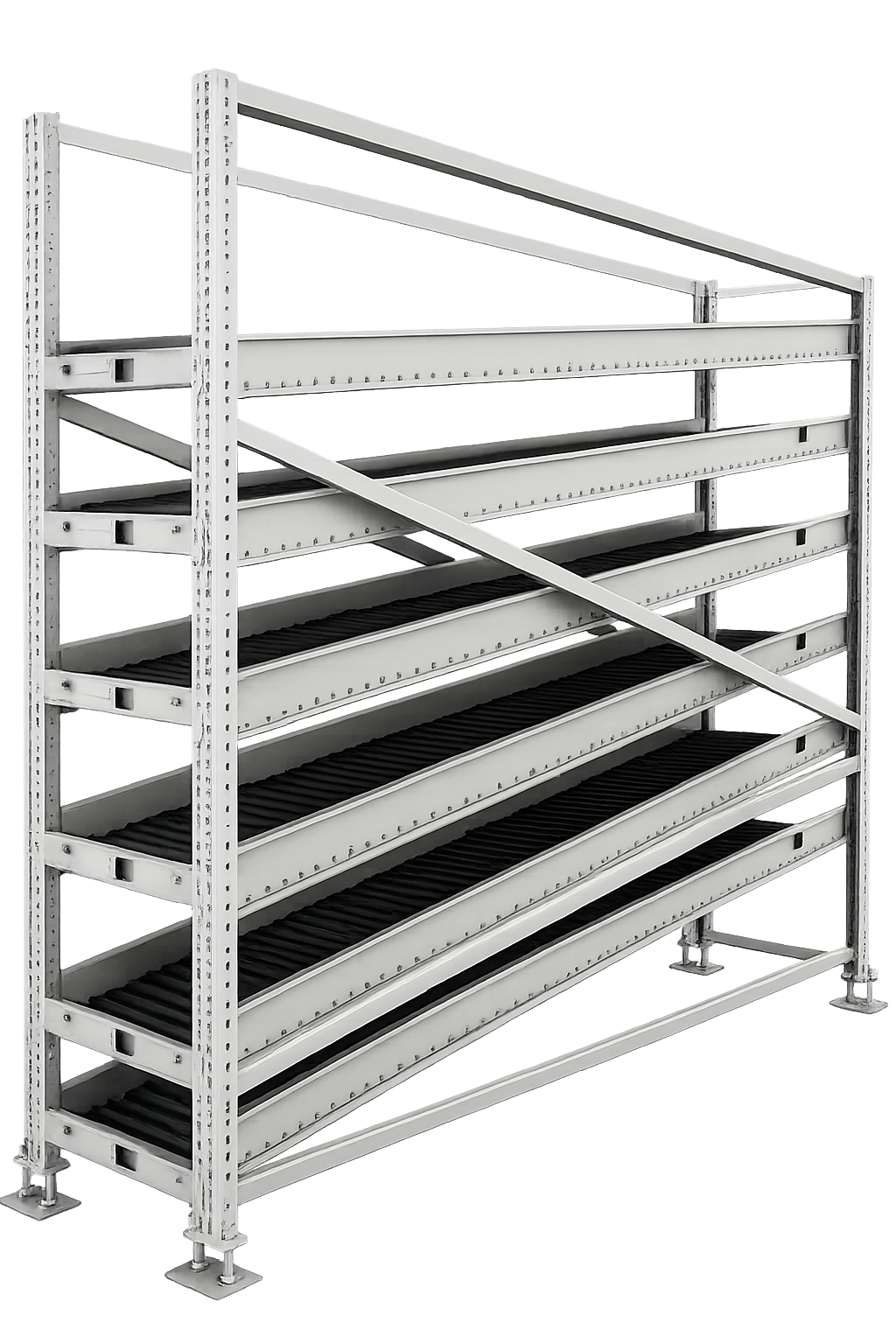 Gravity flow rack