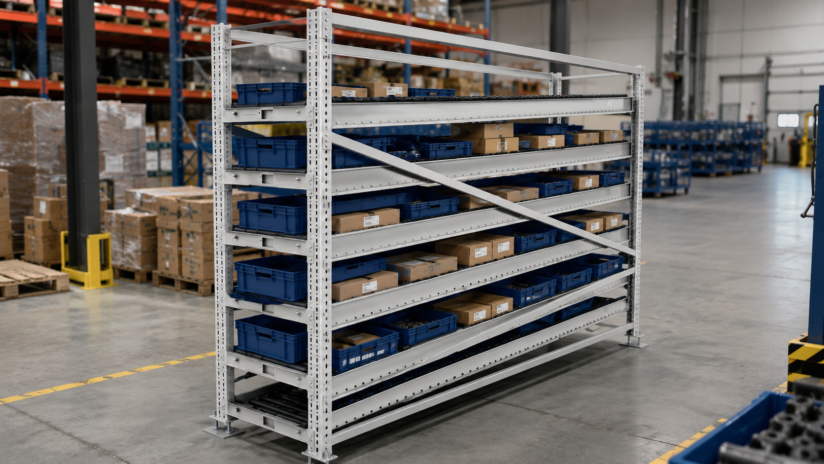 Flow rack manufacturing